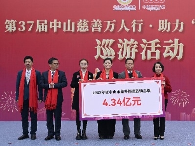 去年全市慈善捐赠收入约4.34亿元！2023年度中山慈善事业发展报告发布