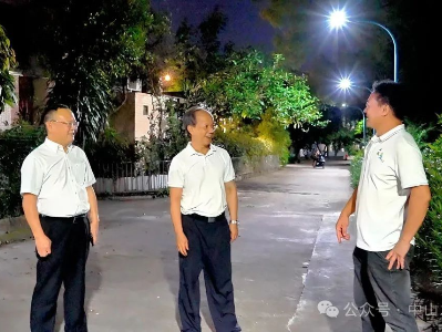 郭文海夜访五桂山街道龙石村，深入调研“百千万工程”实施情况