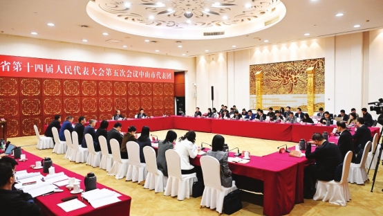 郭文海在中山代表团开放团组活动上诚邀：欢迎各地朋友走进中山感受美丽的桂山岐水，欢迎全国全球企业家到中山投资发展、共创未来