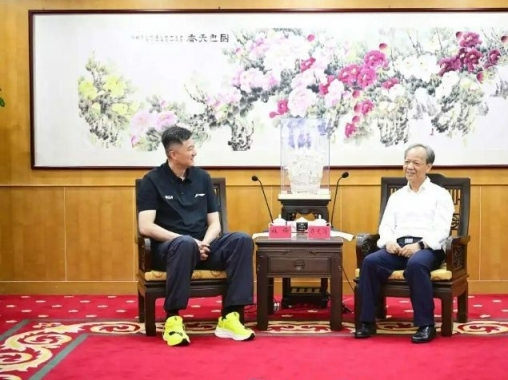 郭文海会见省篮协会长杜锋：携手推动中山篮球事业高质量发展