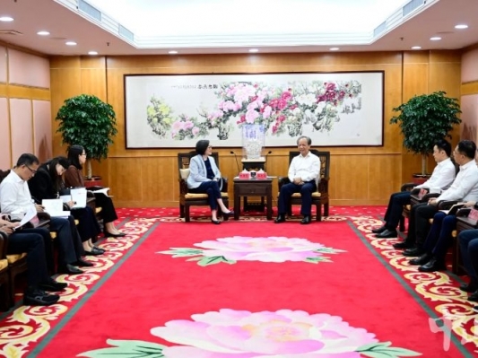 郭文海尹念红会见香港特别行政区政府粤港澳大湾区发展专员林雅雯一行：持续深化与香港全方位合作 携手推进粤港澳大湾区建设